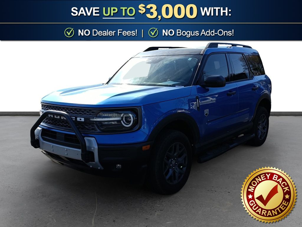 Blue Metallic 2025 Ford Bronco Sport Big Bend AWD SUV / Crossover All-Wheel Drive 8-Speed Automatic