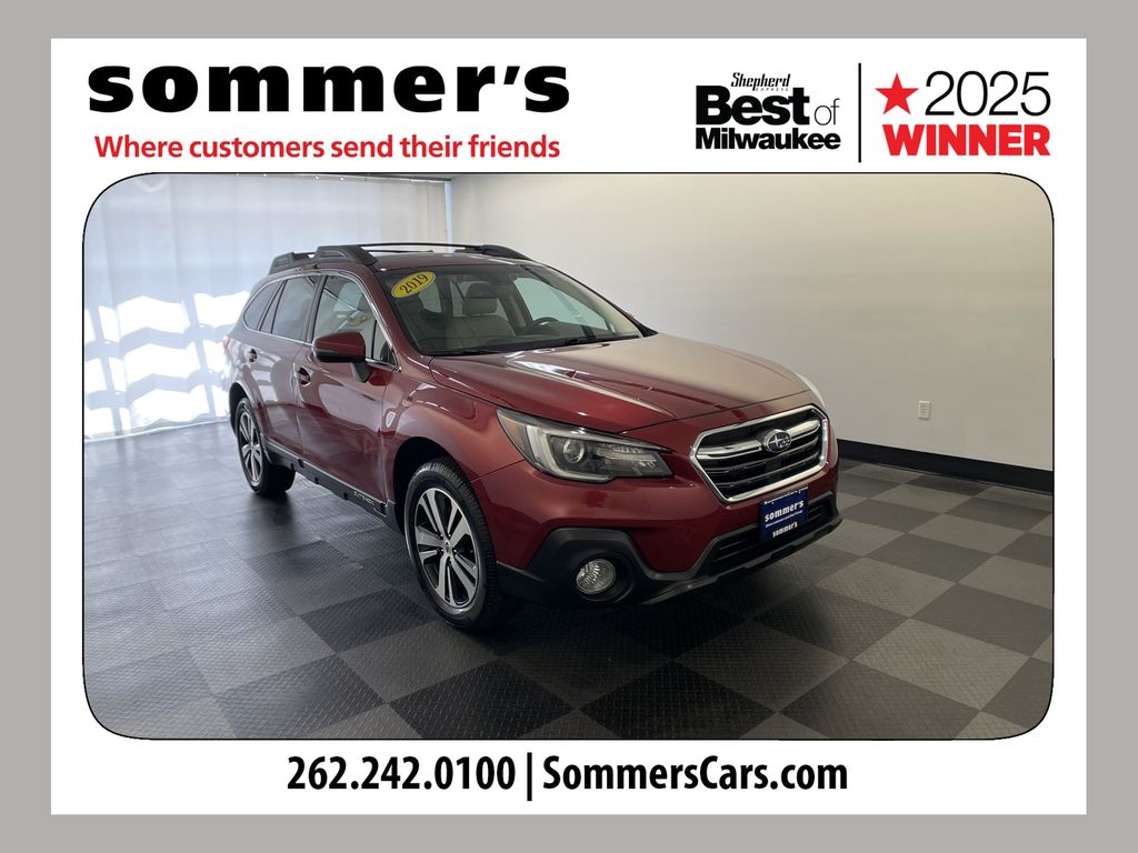 Crimson Red Pearl 2019 Subaru Outback Wagon All-Wheel Drive Continuously Variable Transmission