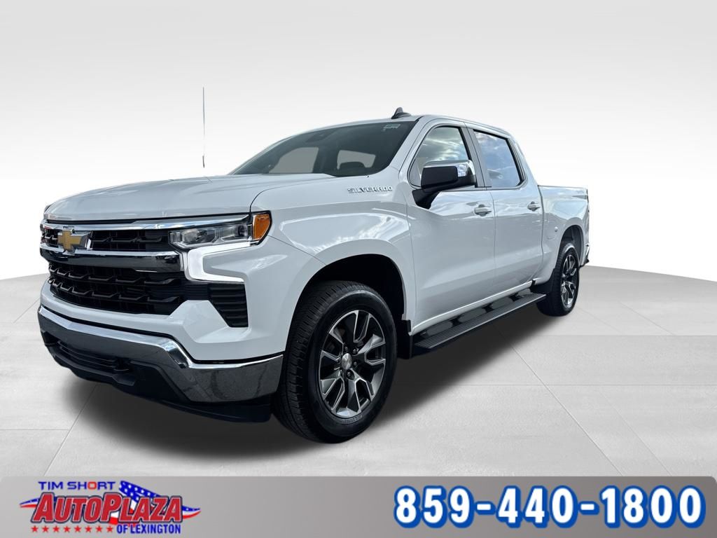 Summit White 2024 Chevrolet Silverado 1500 Pickup Truck Four-Wheel Drive 8-Speed Automatic