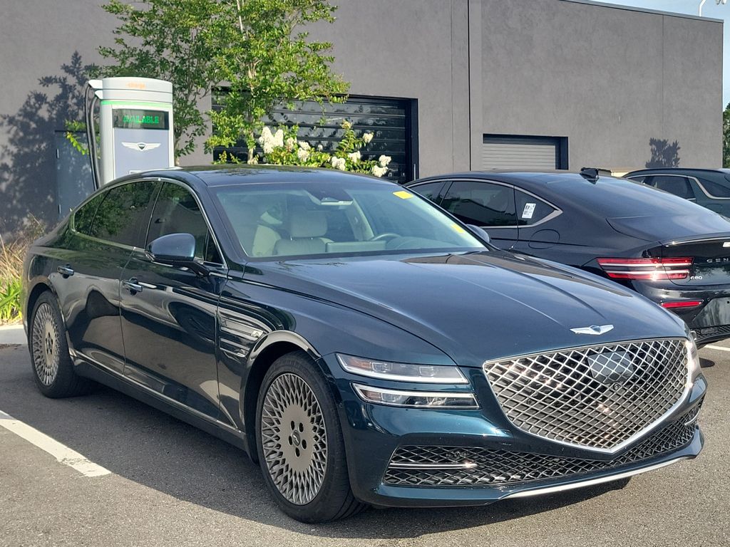 Tasman Blue 2022 Genesis G80 Sedan Rear-Wheel Drive 8-Speed Automatic