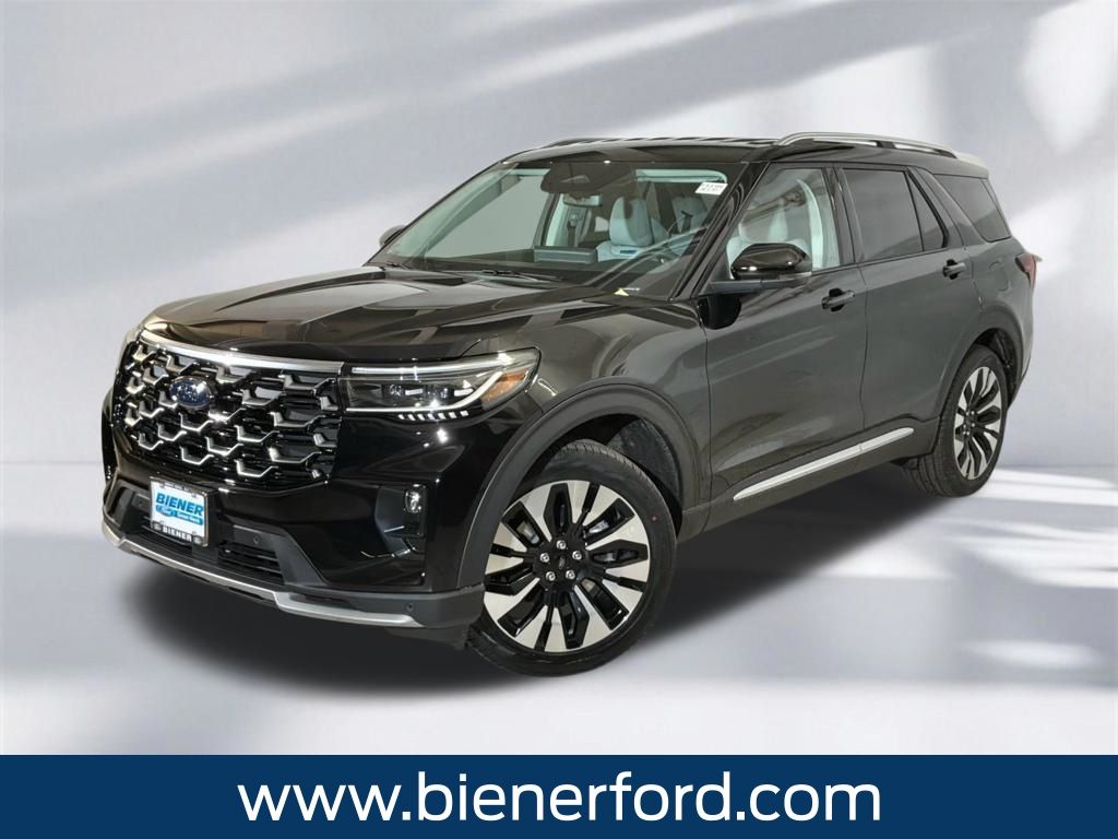 Agate Black Metallic 2026 Ford Explorer SUV / Crossover All-Wheel Drive Automatic