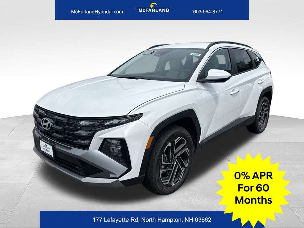 White Pearl 2026 Hyundai Tucson SUV / Crossover All-Wheel Drive 8-Speed Automatic