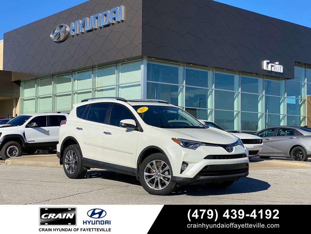 White (Blizzard Pearl) 2017 Toyota RAV4 Limited AWD SUV / Crossover All-Wheel Drive 6-Speed Automatic