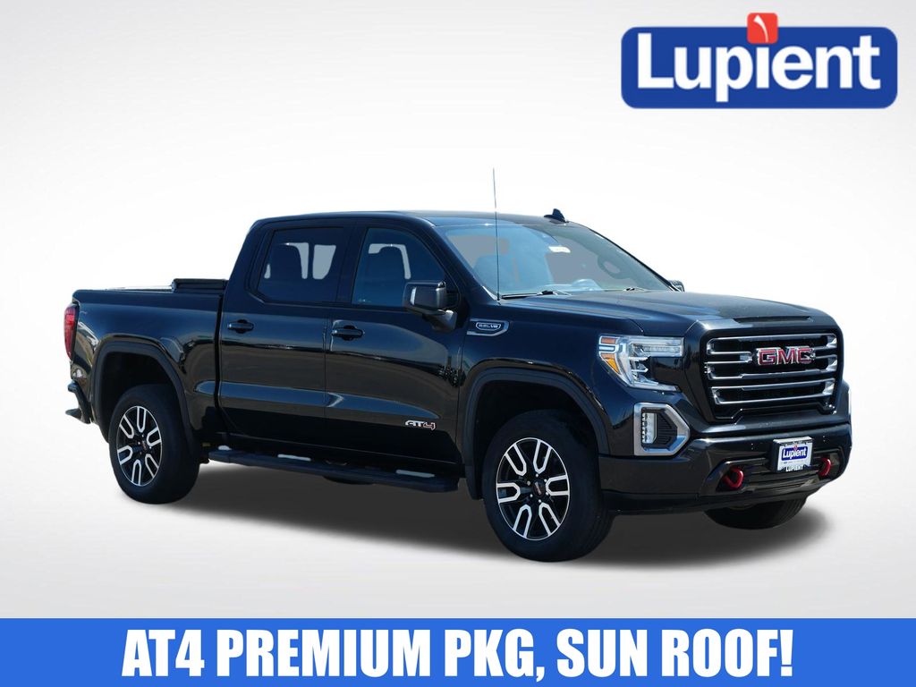 Onyx Black 2020 GMC Sierra 1500 AT4 Crew Cab 4WD Pickup Truck Four-Wheel Drive Automatic
