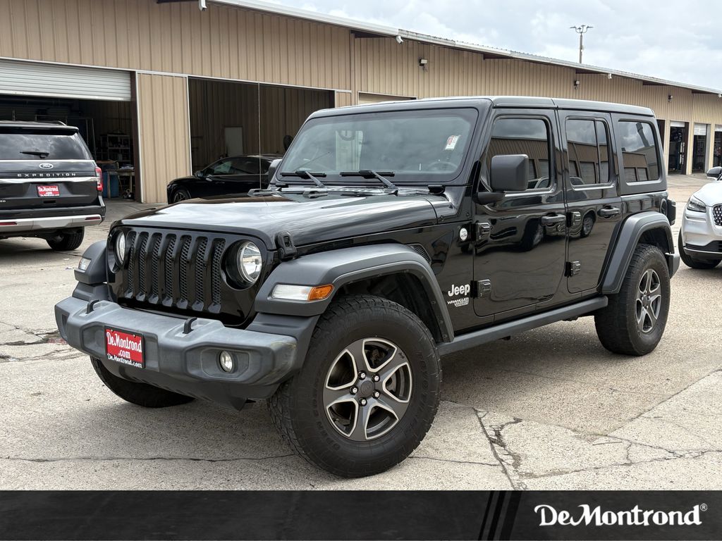 Black Clearcoat 2018 Jeep Wrangler Unlimited Sport S 4WD SUV / Crossover Four-Wheel Drive 8-Speed Automatic