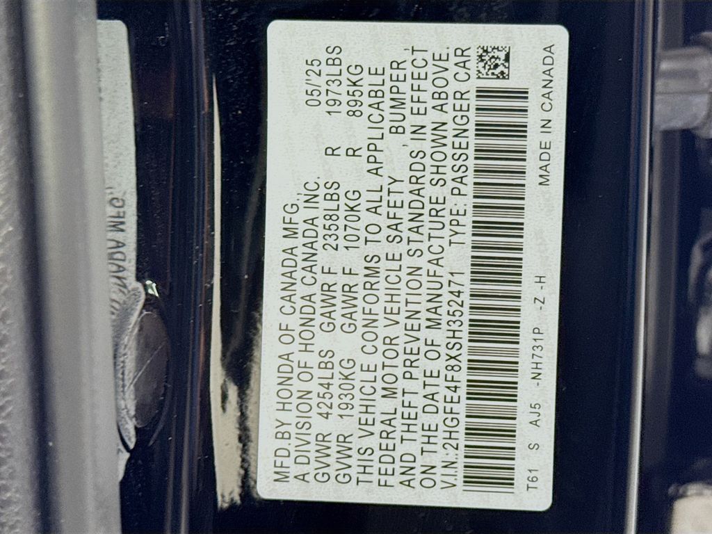 Used Car 2025 Honda Civic Hybrid  Sport For Sale Under $30,000 In Austin, Texas