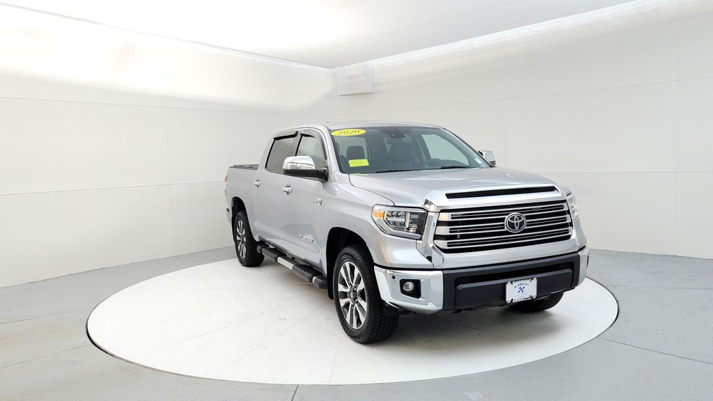 Silver Sky Metallic 2020 Toyota Tundra Pickup Truck Four-Wheel Drive 6-Speed Automatic