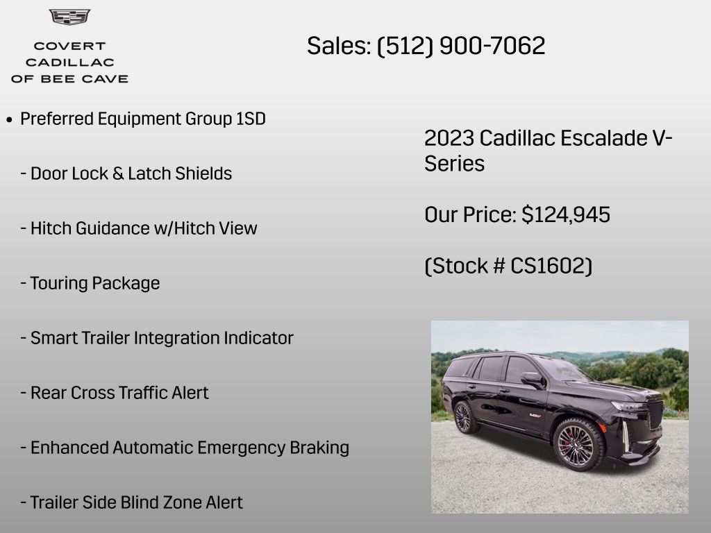 Used Car 2023 Cadillac Escalade  V-series For Sale Under $130,000 In Austin, Texas