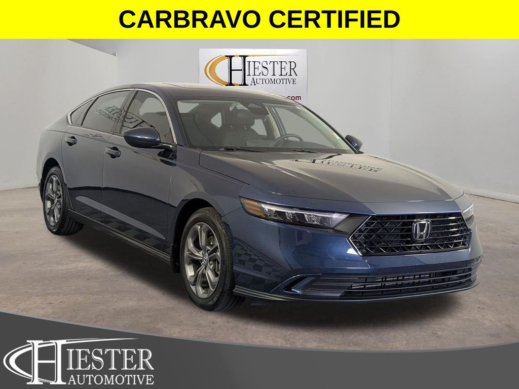 Canyon River Blue Metallic 2024 Honda Accord Sedan Front-Wheel Drive Continuously Variable Transmission
