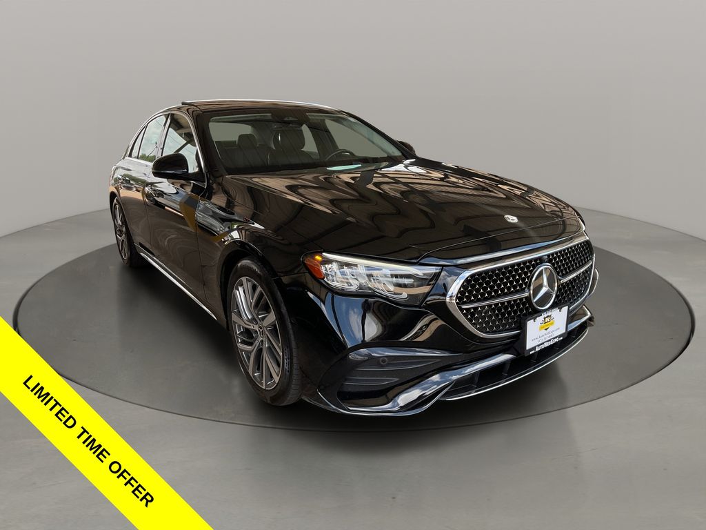 Obsidian Black Metallic 2025 Mercedes-Benz E-Class Sedan Rear-Wheel Drive 9-Speed Automatic