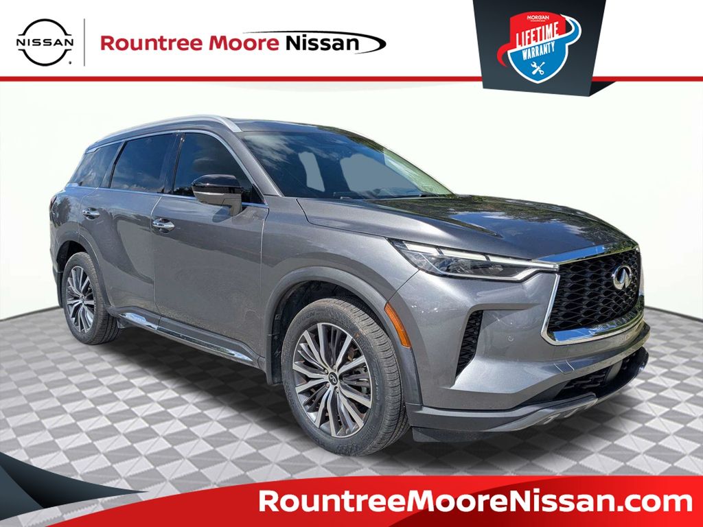 Gray (Graphite Shadow) 2023 INFINITI QX60 SUV / Crossover All-Wheel Drive 9-Speed Automatic