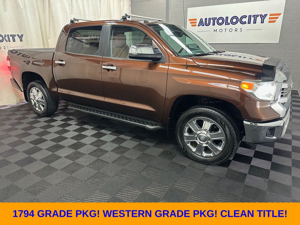 Sunset Bronze Mica 2014 Toyota Tundra Pickup Truck Four-Wheel Drive 6-Speed Automatic Overdrive