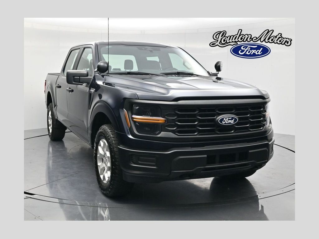 Blue Metallic 2024 Ford F-150 Pickup Truck Four-Wheel Drive Automatic