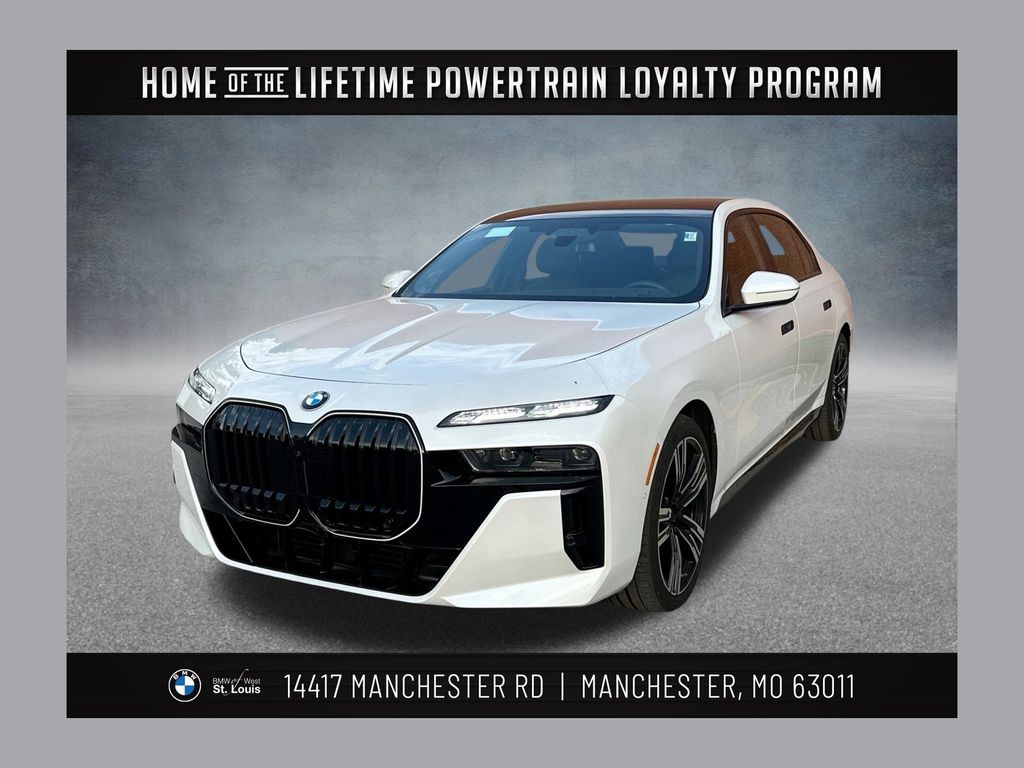 Mineral White Metallic 2025 BMW 7 Series Sedan All-Wheel Drive 8-Speed Automatic