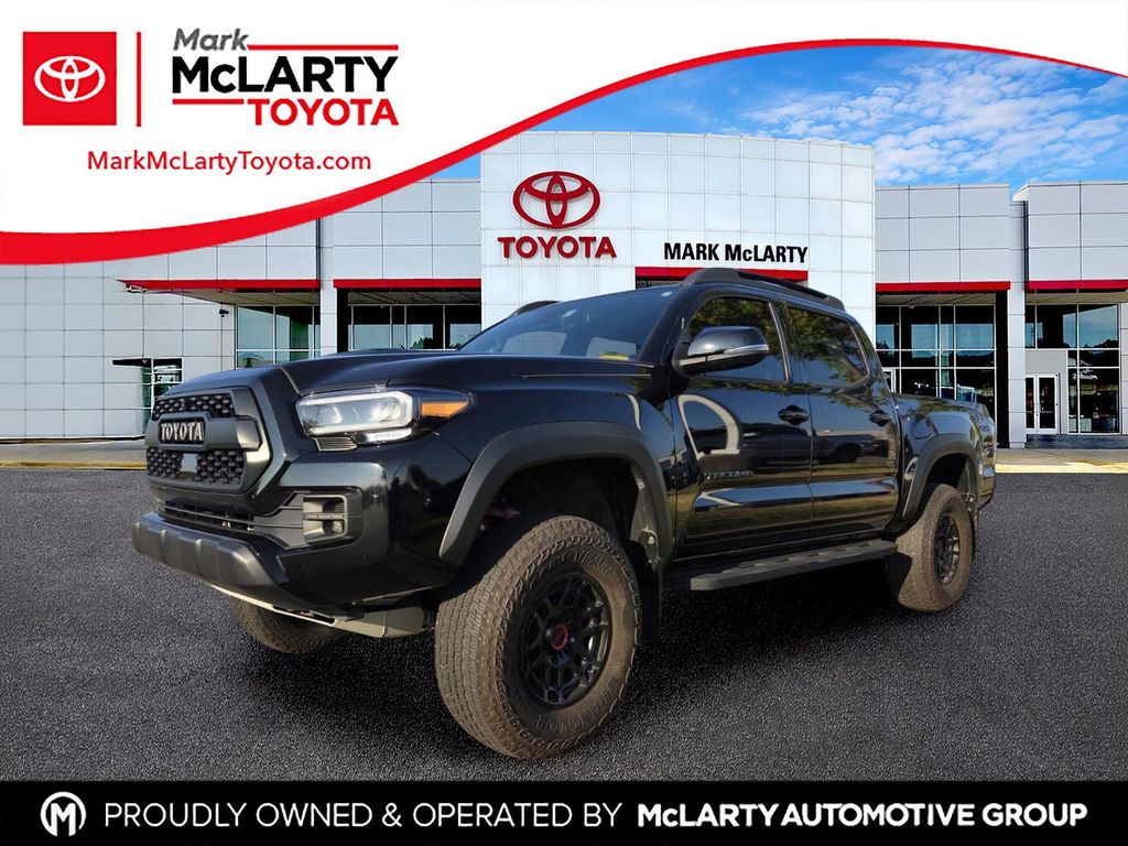 Black 2023 Toyota Tacoma Pickup Truck Four-Wheel Drive 6-Speed Manual