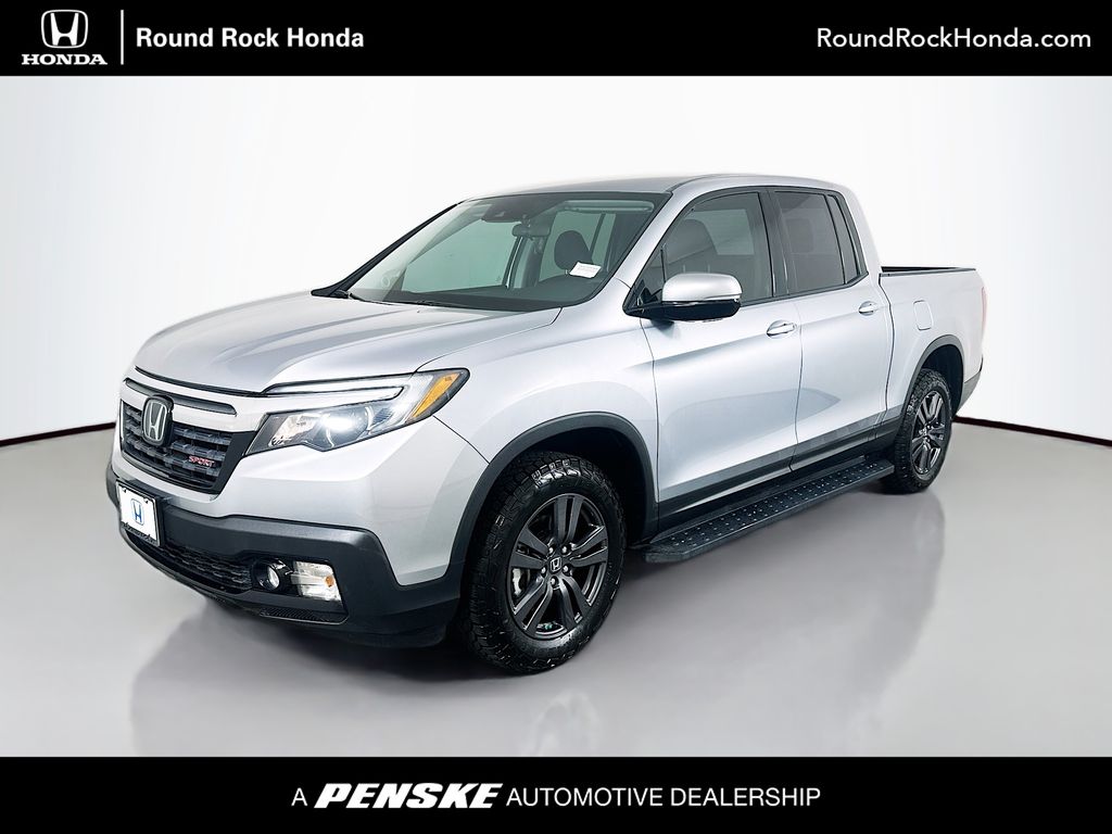 Lunar Silver Metallic 2020 Honda Ridgeline Pickup Truck All-Wheel Drive 9-Speed Automatic