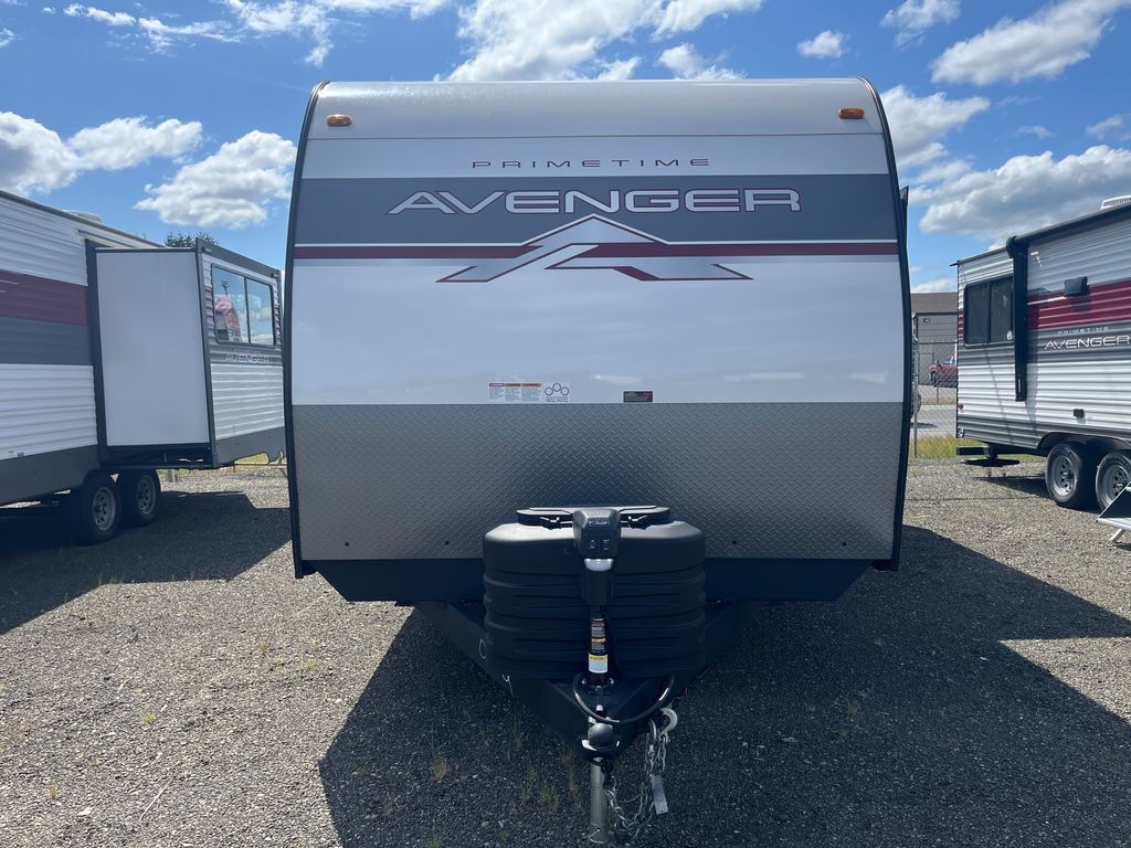 2025 White Prime Time Avenger 27DBS Travel Trailer