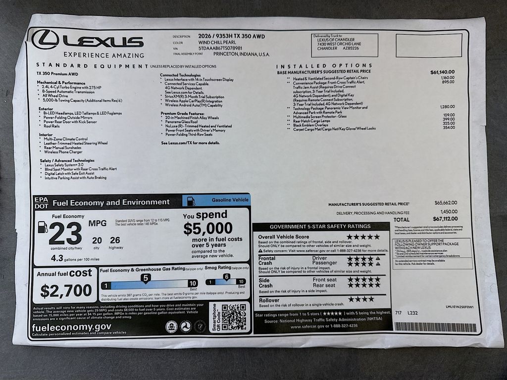 Thumbnail: 2026 Lexus TX - 9