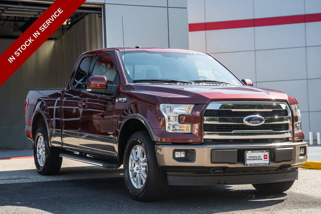 Red (Bronze Fire Metallic) 2017 Ford F-150 Pickup Truck Four-Wheel Drive Automatic