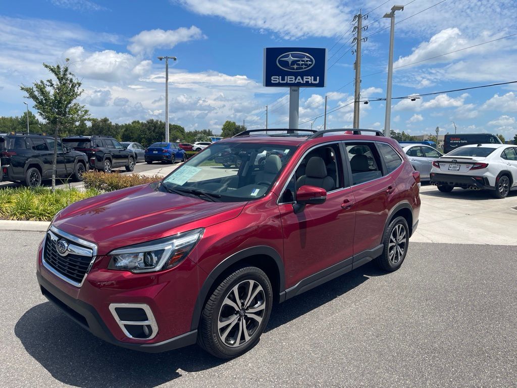 Crimson Red Pearl 2019 Subaru Forester SUV / Crossover All-Wheel Drive Continuously Variable Transmission