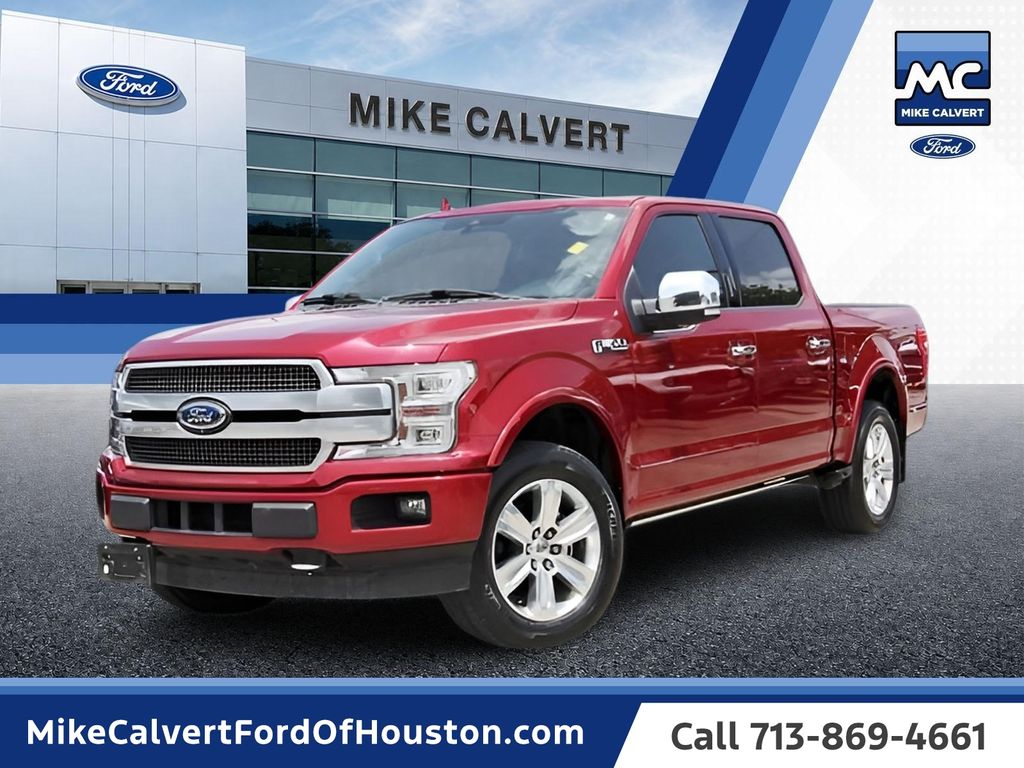 Ruby Red Metallic 2018 Ford F-150 Pickup Truck Four-Wheel Drive Automatic