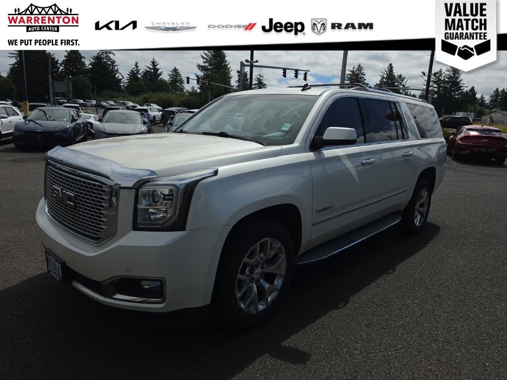 White Diamond Clearcoat 2015 GMC Yukon XL SUV / Crossover Four-Wheel Drive 6-Speed Automatic Overdrive