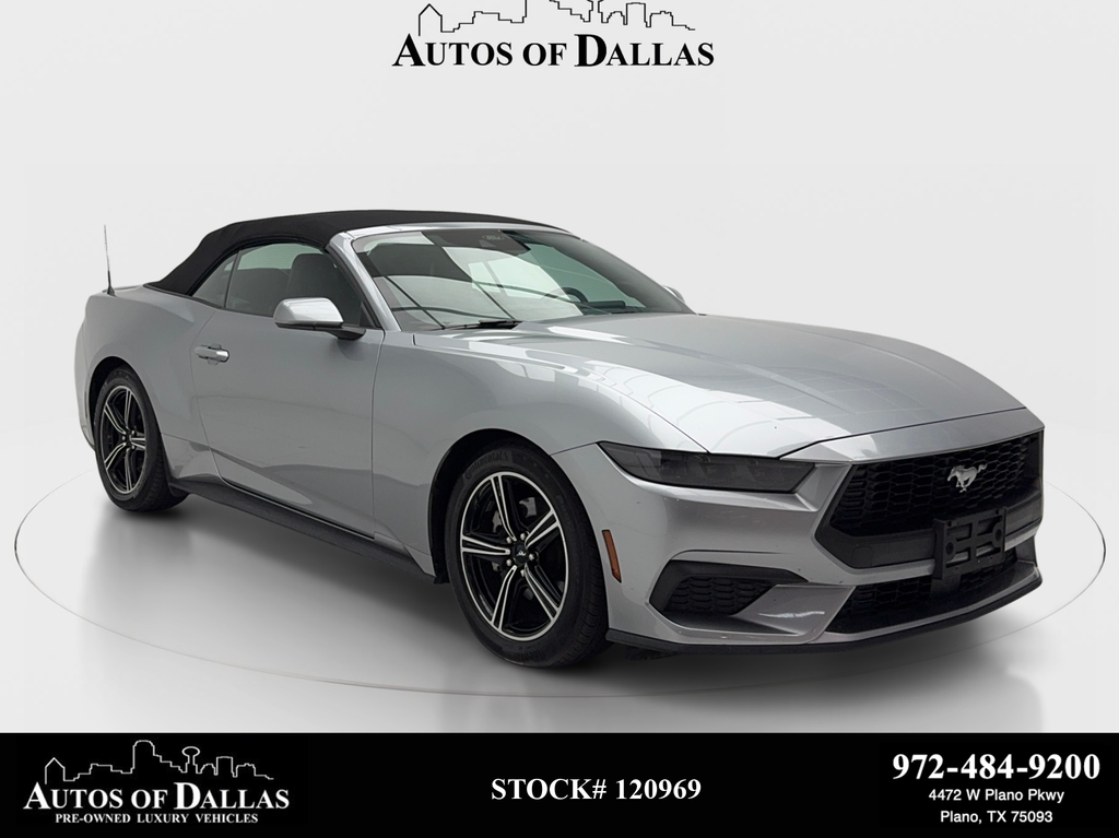 Silver Metallic 2025 Ford Mustang Convertible Rear-Wheel Drive Automatic