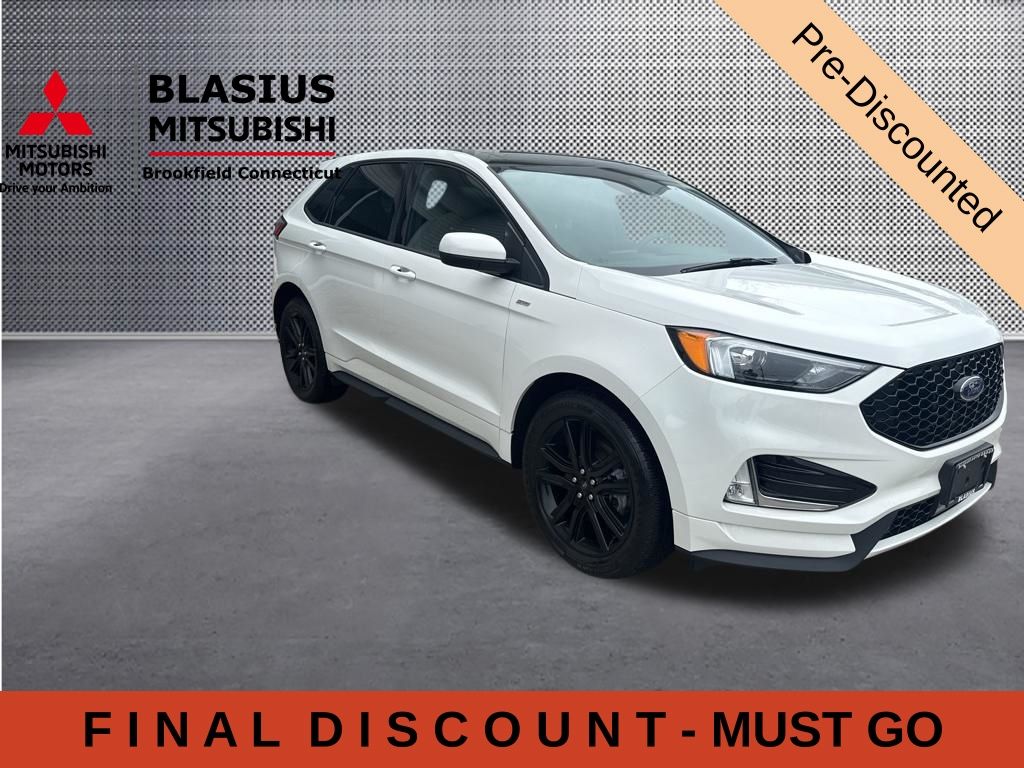 White Metallic 2021 Ford Edge ST Line AWD SUV / Crossover All-Wheel Drive 8-Speed Automatic