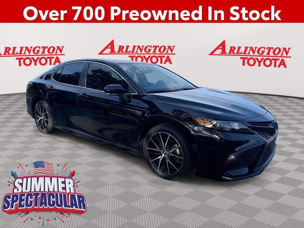 Midnight Black Metallic 2024 Toyota Camry Sedan Front-Wheel Drive 8-Speed Automatic