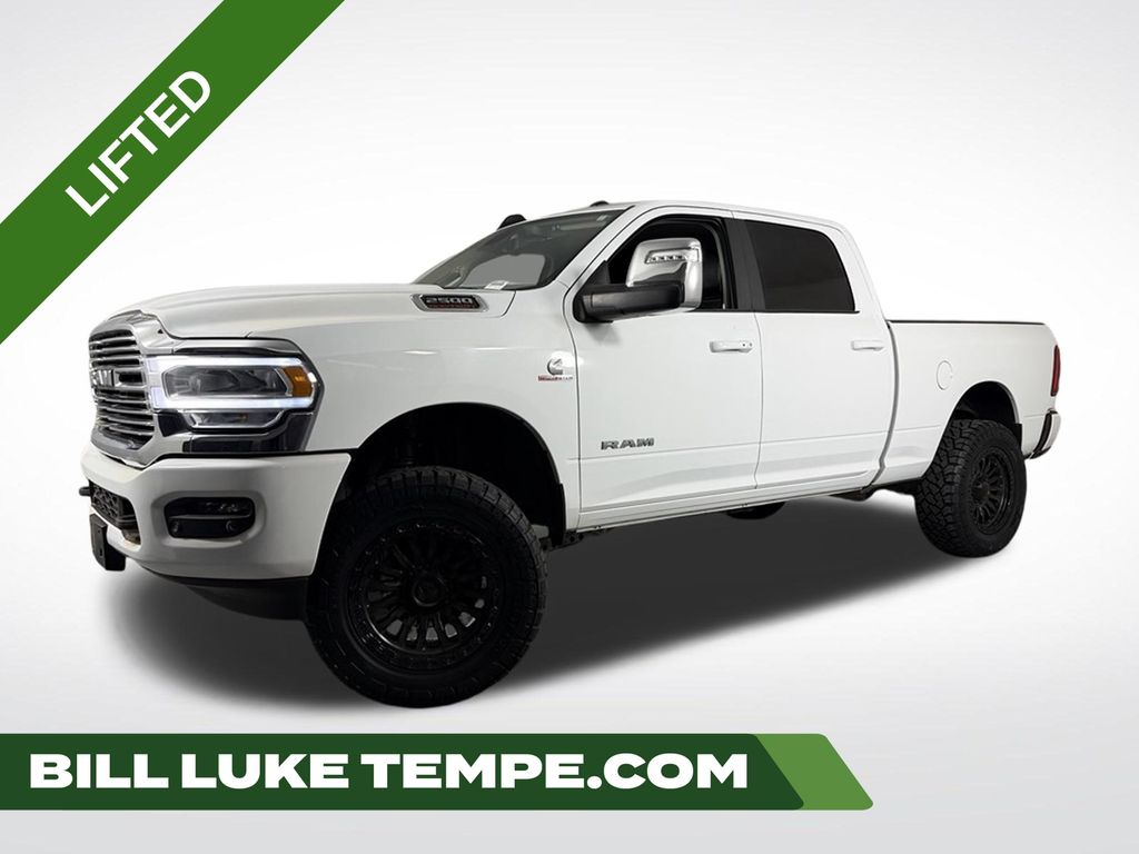 Bright White Clearcoat 2024 RAM 2500 Pickup Truck Four-Wheel Drive 6-Speed Automatic