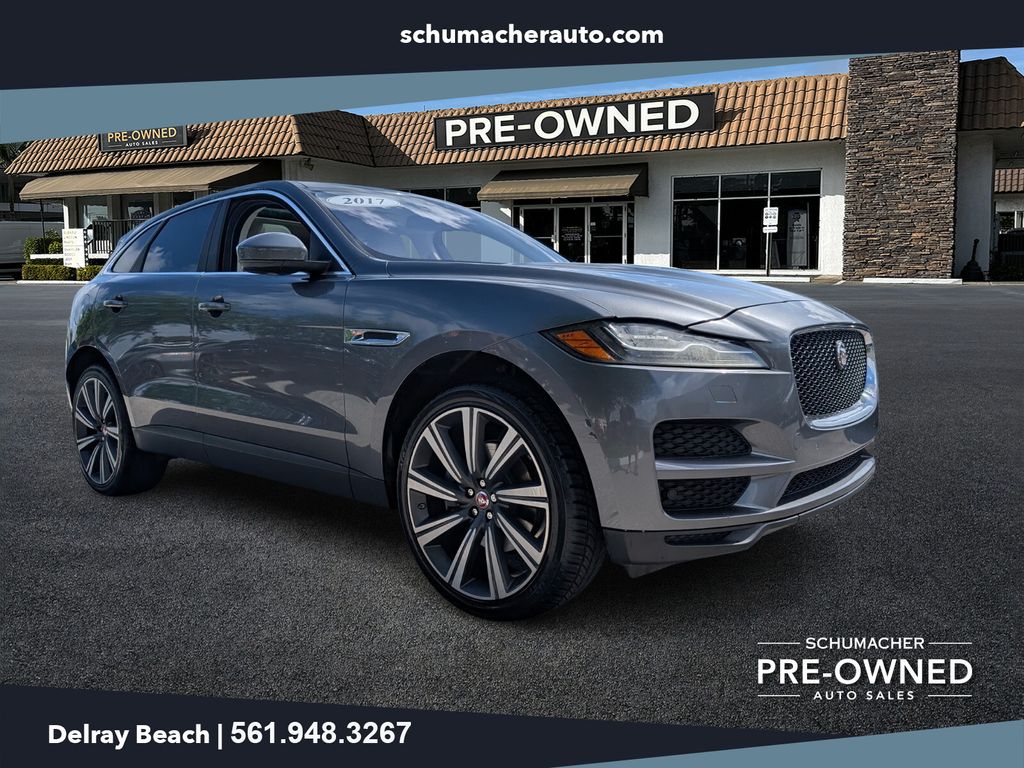 Gray 2017 Jaguar F-PACE 35t Prestige AWD SUV / Crossover All-Wheel Drive 8-Speed Automatic