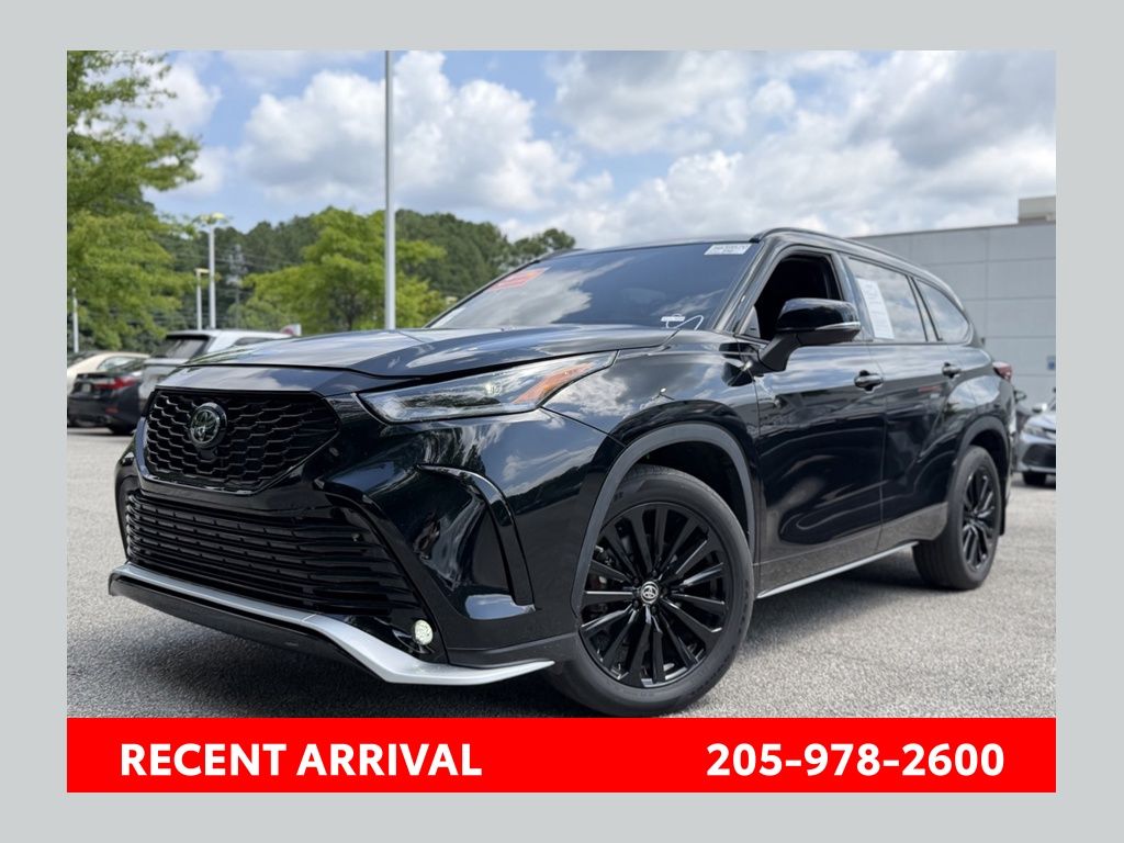 Midnight Black Metallic 2024 Toyota Highlander SUV / Crossover Front-Wheel Drive 8-Speed Automatic