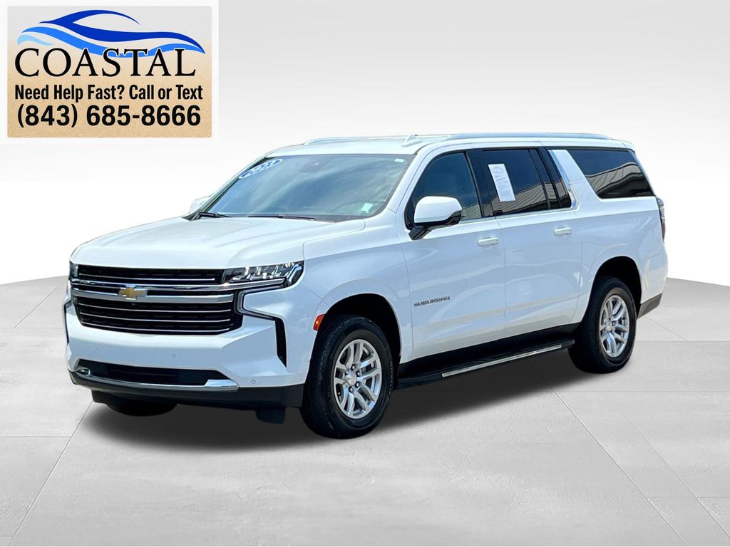 2023 Chevrolet Suburban LT White at Bob King Buick GMC