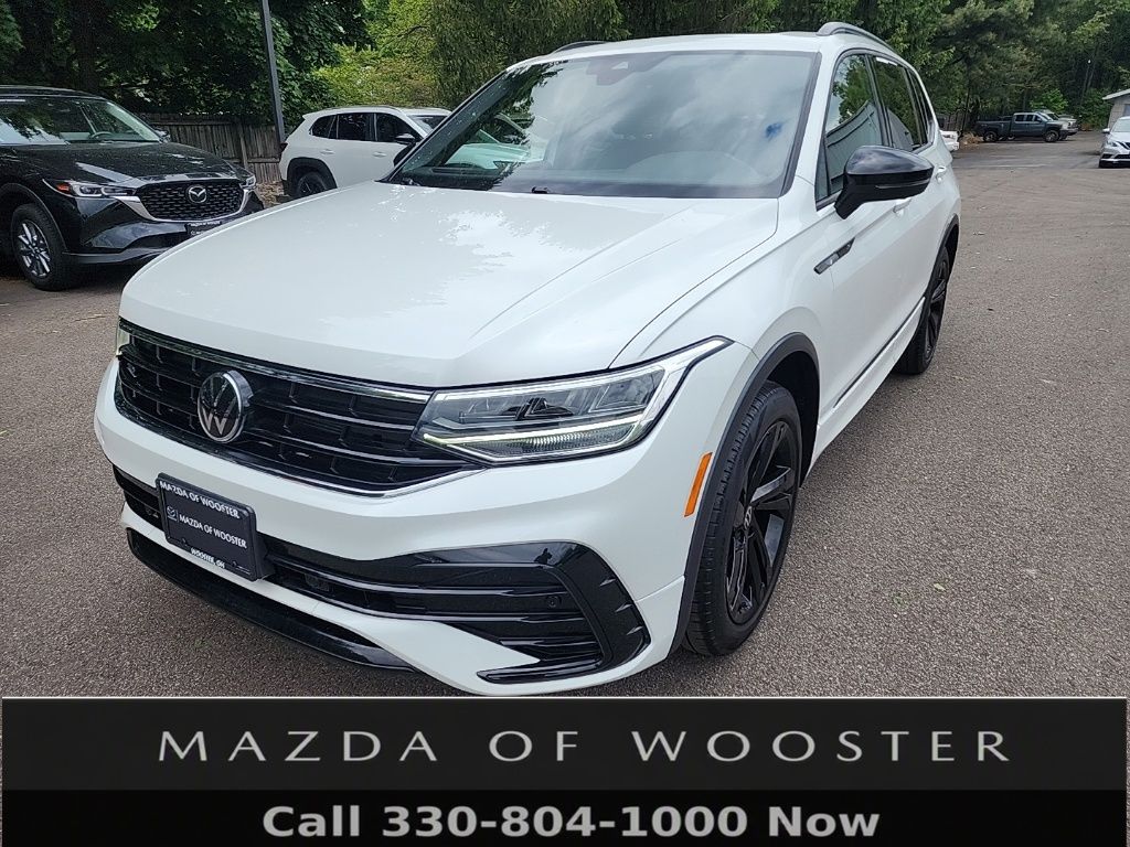 Opal White Pearl 2023 Volkswagen Tiguan SUV / Crossover All-Wheel Drive 8-Speed Automatic