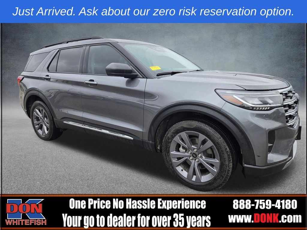 Gray Metallic 2025 Ford Explorer Active AWD SUV / Crossover All-Wheel Drive Automatic