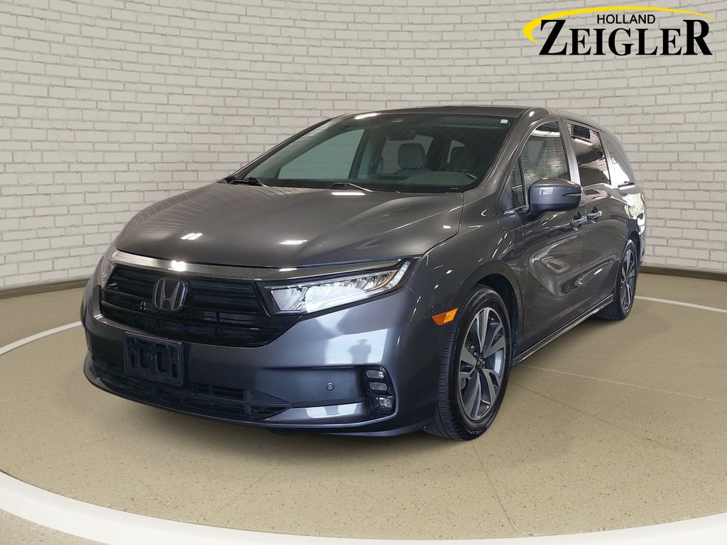 Gray 2023 Honda Odyssey Minivan Front-Wheel Drive Automatic