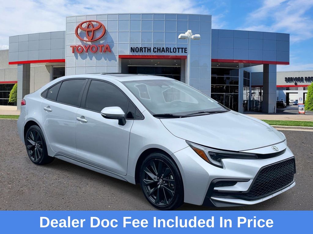 Classic Silver Metallic 2023 Toyota Corolla Sedan Front-Wheel Drive Continuously Variable Transmission