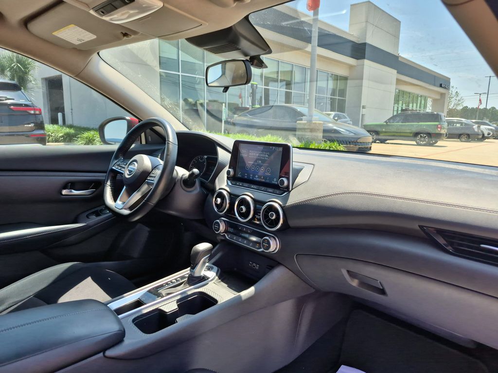 2023 Nissan Sentra SV Red at Texan Dodge Chrysler Jeep Ram