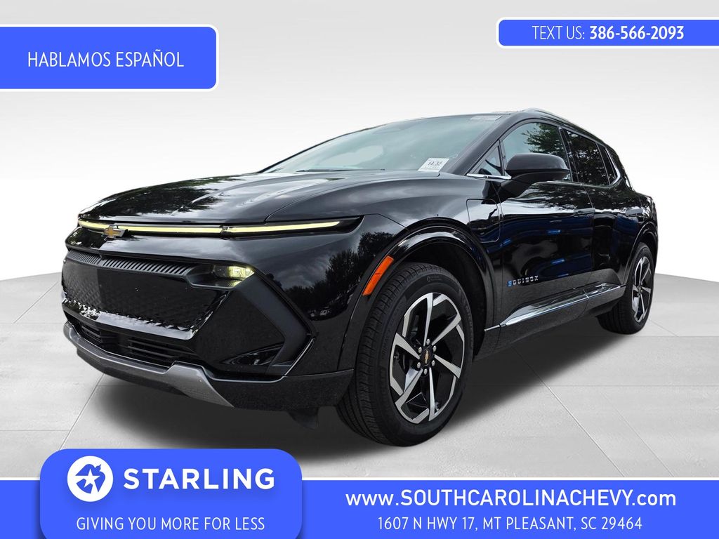 Black 2025 Chevrolet Equinox EV SUV / Crossover Front-Wheel Drive 1-Speed Automatic