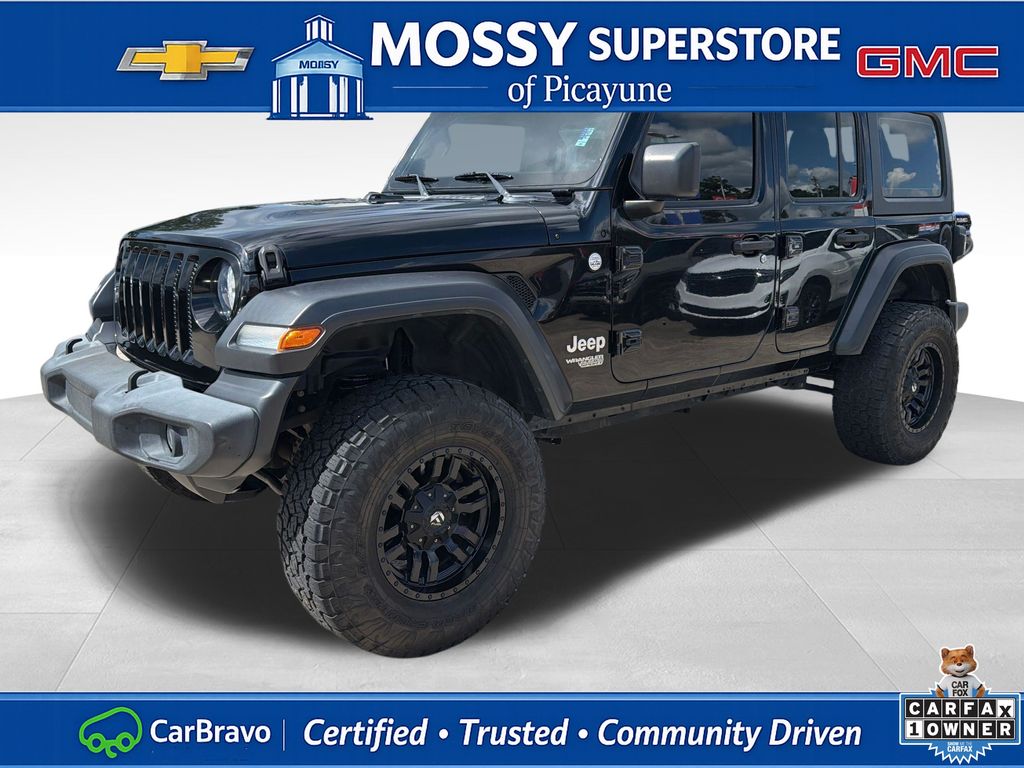 Black Clearcoat 2020 Jeep Wrangler SUV / Crossover Four-Wheel Drive 8-Speed Automatic