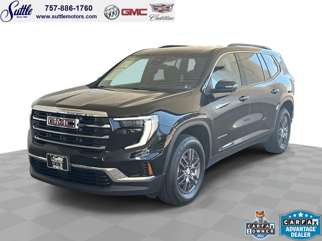 Black (Ebony Twilight Metallic) 2025 GMC Acadia SUV / Crossover Front-Wheel Drive 8-Speed Automatic