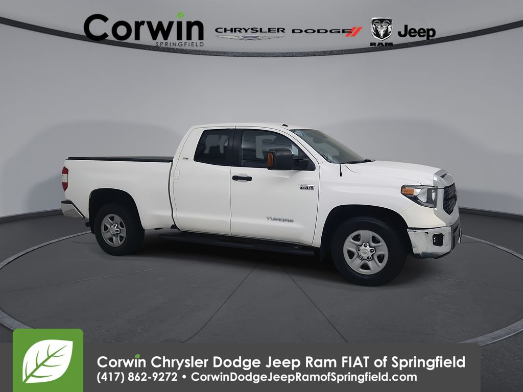 Super White 2019 Toyota Tundra Pickup Truck Four-Wheel Drive 6-Speed Automatic