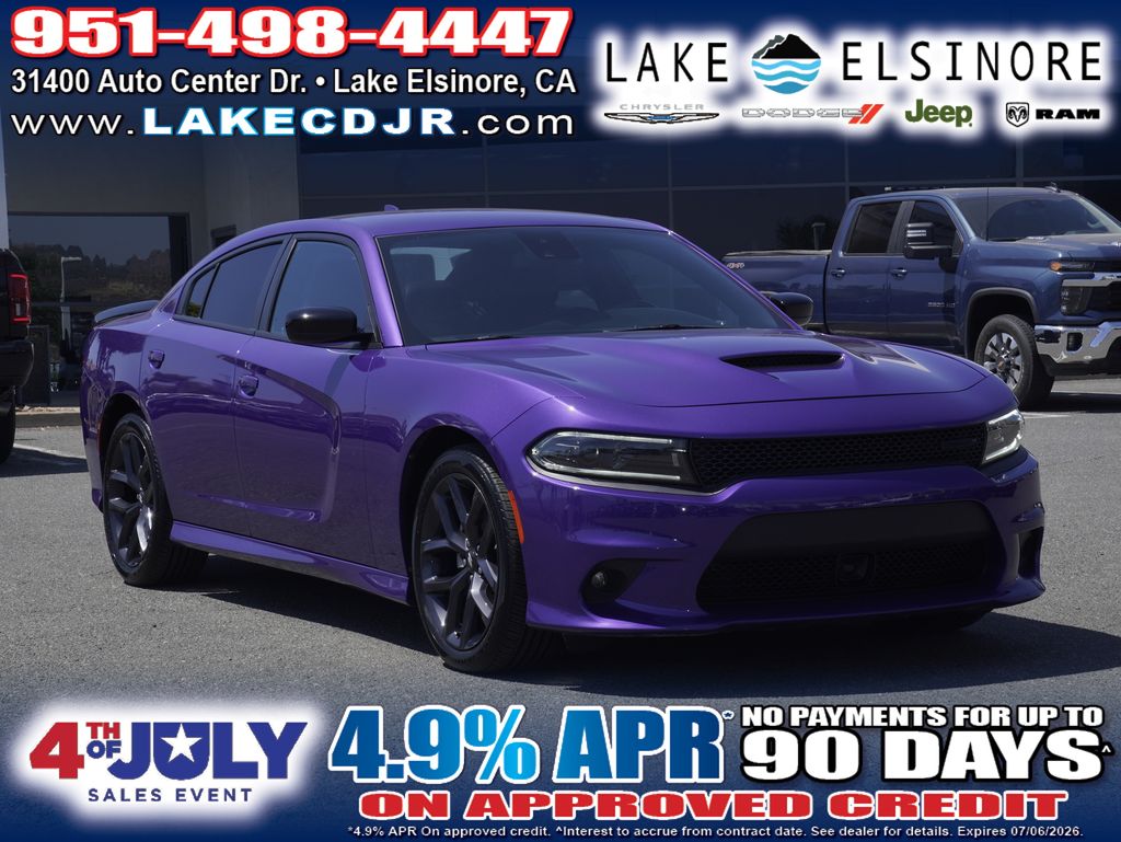 Purple (Plum Crazy Pearlcoat) 2023 Dodge Charger Sedan Rear-Wheel Drive 8-Speed Automatic