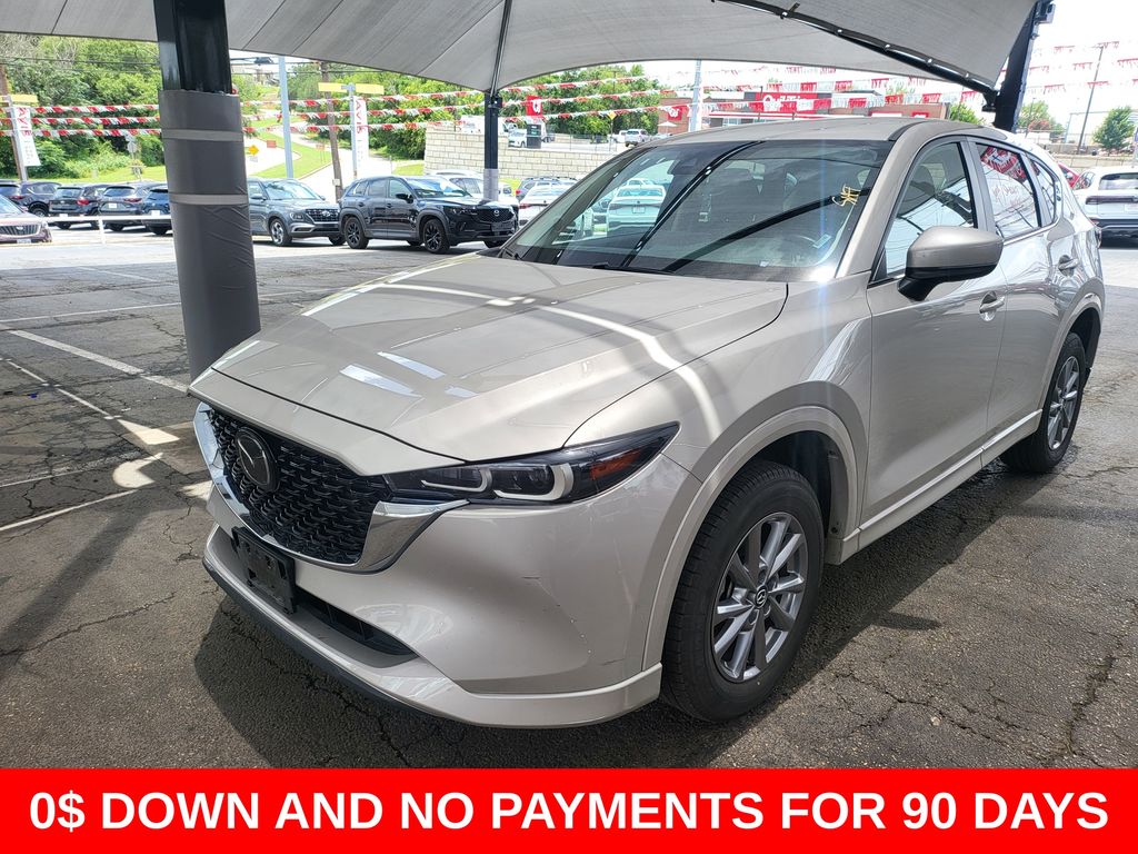 Gray (Platinum Quartz Metallic) 2025 Mazda CX-5 2.5 S Select AWD SUV / Crossover All-Wheel Drive 6-Speed Automatic