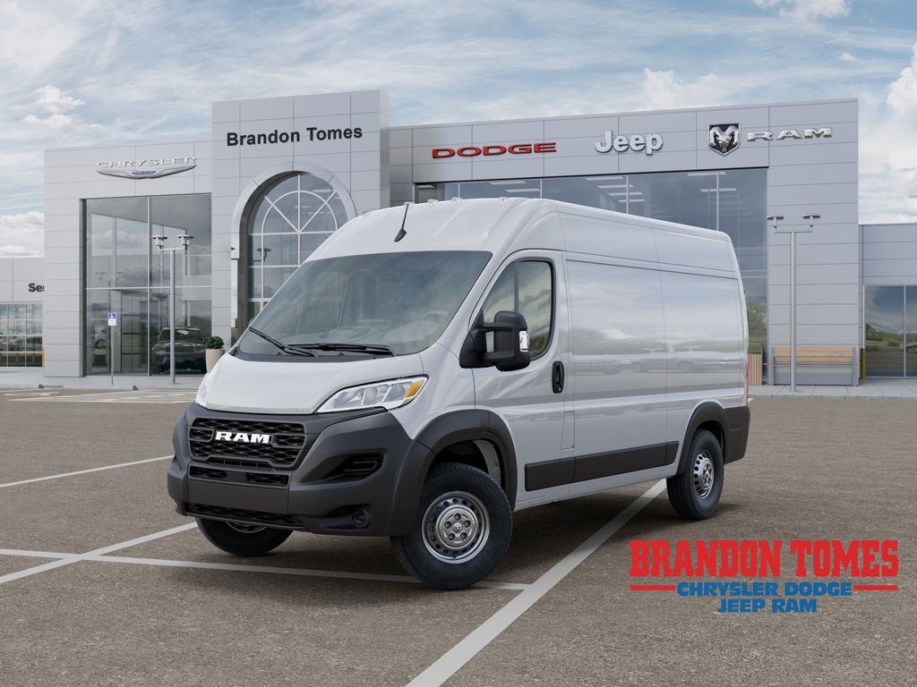 Bright White Clearcoat 2026 RAM ProMaster Van Front-Wheel Drive 9-Speed Automatic