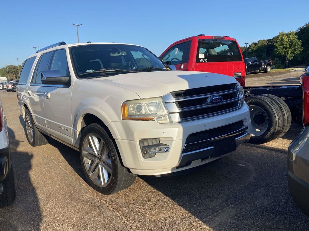 White Platinum Metallic Tri-Coat 2016 Ford Expedition SUV / Crossover 4X2 6-Speed Automatic