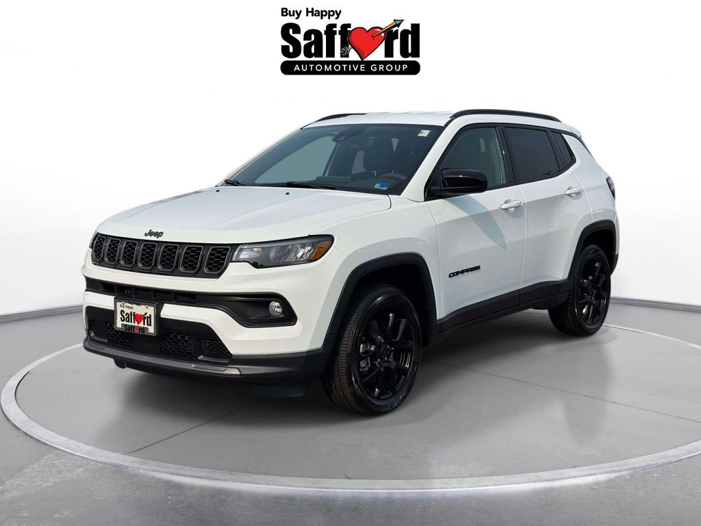 Bright White Clearcoat 2026 Jeep Compass SUV / Crossover Four-Wheel Drive 8-Speed Automatic