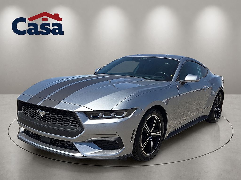 Silver Metallic 2024 Ford Mustang Coupe Rear-Wheel Drive Automatic