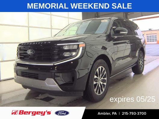 Black Metallic 2025 Ford Expedition Platinum 4WD SUV / Crossover Four-Wheel Drive Automatic