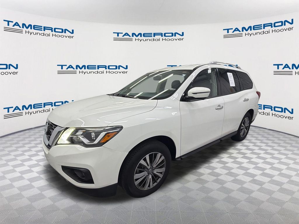 Glacier White 2020 Nissan Pathfinder SUV / Crossover Front-Wheel Drive Continuously Variable Transmission